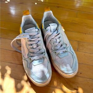 Onconcept sneakers blue and grey. Size 10.